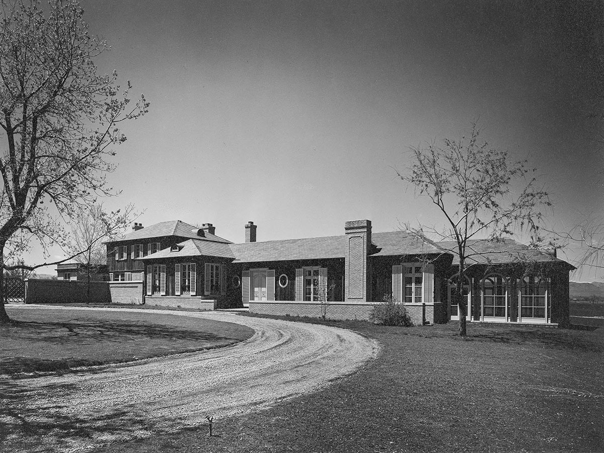 A 1939 Photo of the Historic Harvey Mansion in Denver's Harvey Park, Shot by Hedrich Blessing. Courtesy of the Denver Public Library Digital Collection, Cal No. Z-4804